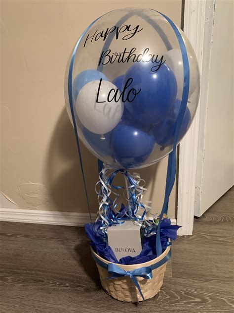 hot air balloon gift for him